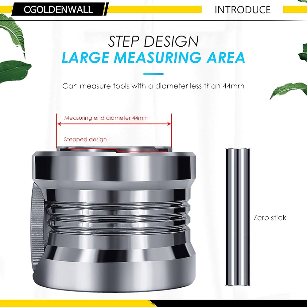 CGOLDENWALL Z Axis Zero Pre-Setter Tool Setter for CNC